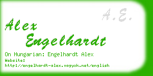 alex engelhardt business card